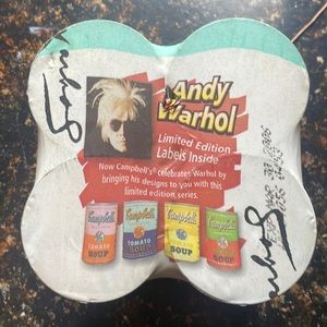 Limited Edition Andy Warhol Soup cans